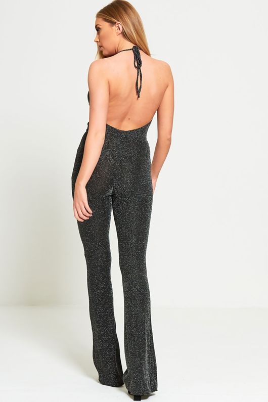 Backless flared jumpsuit Clearance
