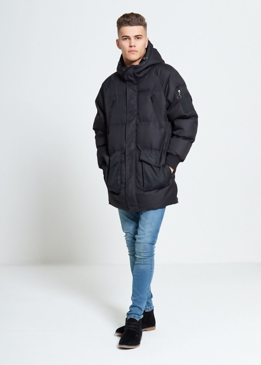 quilted windbreaker jacket