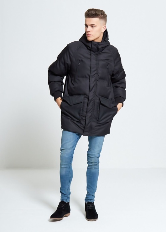 quilted windbreaker jacket