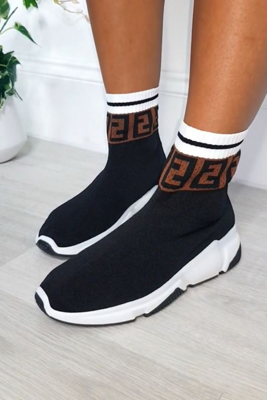 chunky sock trainers