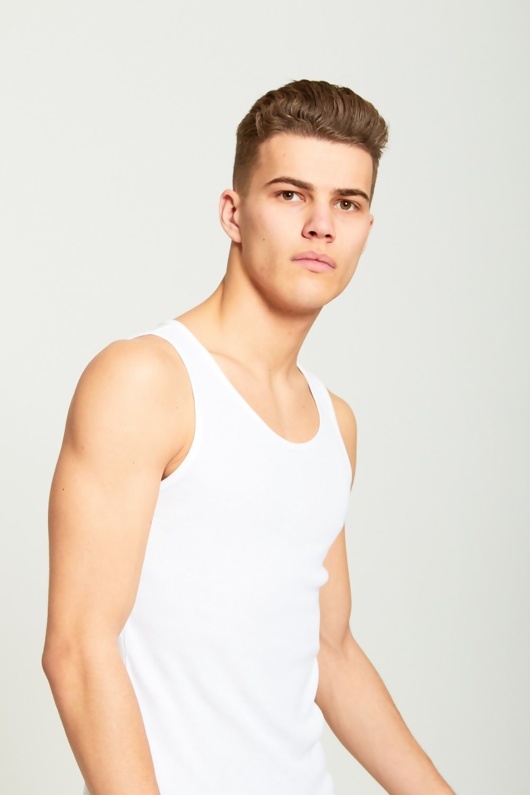 White Vest Men’s Top for Sale Justyouroutfit