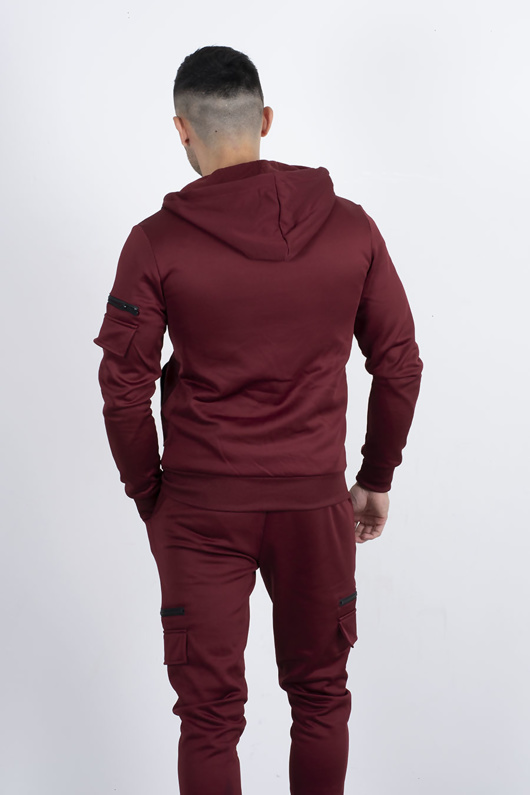 mens burgundy joggers