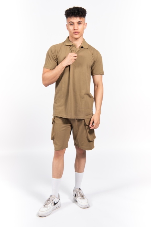 polo shorts sets