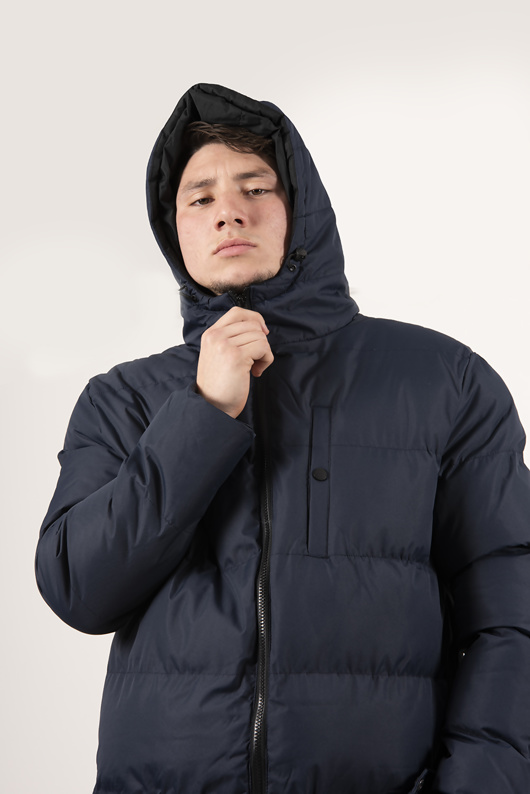 mens navy down jacket